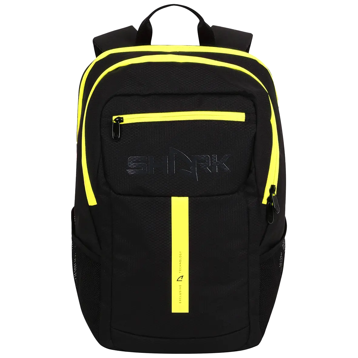 Shark Racket Backpack Black Yellow