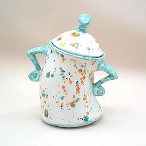 New Arrival Flower Pattern Cup Jars Full of Attitude Decorative Figurine, Unique Personality Design, Perfect Gift Idea