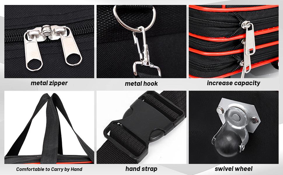 100L Large Capacity Expandable Duffel Bag with Wheels, Lightweight Foldable Luggage for Air Travel, Moving & Weekend Trips