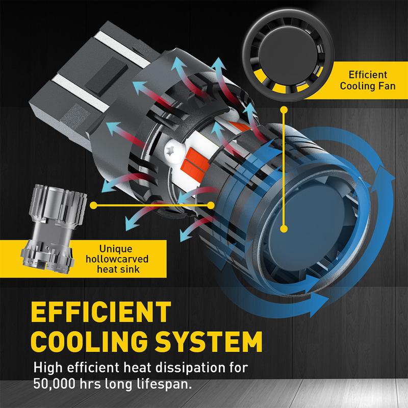 AUXITO Latest CANBUS LED Tail Brake Turn Signal Light Bulbs ,4000LM 600% Brighter,Built-in Resistor ,Anti Hyper Flash,Error-Free,Plug and Play,Reverse Backup Stop Light DRL/Parking Light，Select Bulb Model: 7440 / 7443 / 3156 / 3157 / 1157