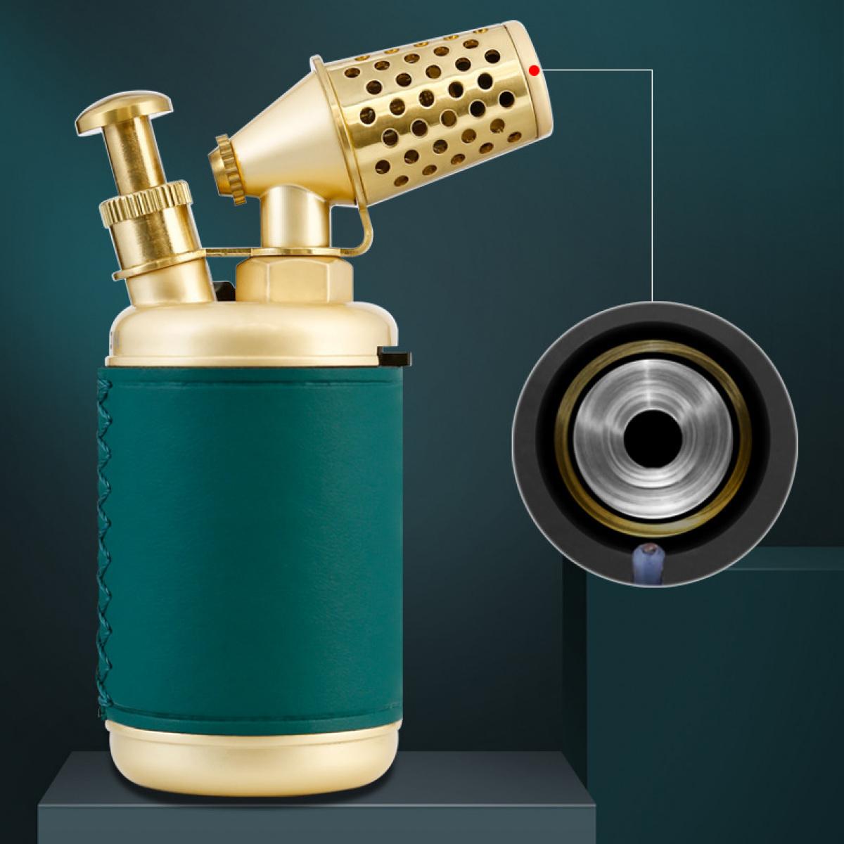 Professional Gas Lighter Windproof Flamethrower 1300℃ Welding Gun Torch for Candle Cooking Barbecue and Moxibustion (Without fuel)