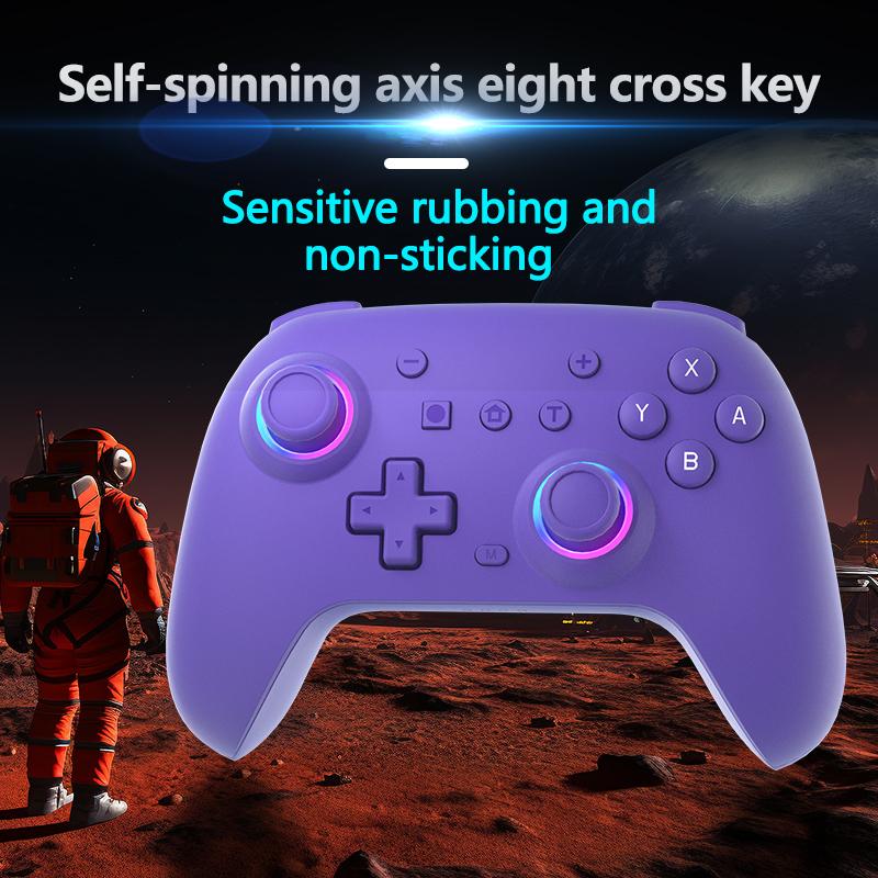 YUYIU Wind Chaser 1 Multi-Platform Wireless Controller for Switch PC Steam with Hall Effect Joystick Dual Vibration Macro Back Buttons 1000Hz Polling 6-Axis Gyro & Turbo