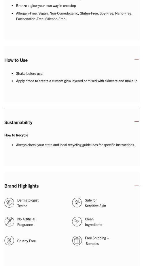 Bronze + Glow Drops with Niacinamide