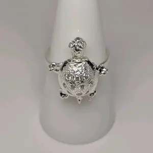 Turtle ring 925 sterling silver Handmade in Mexico