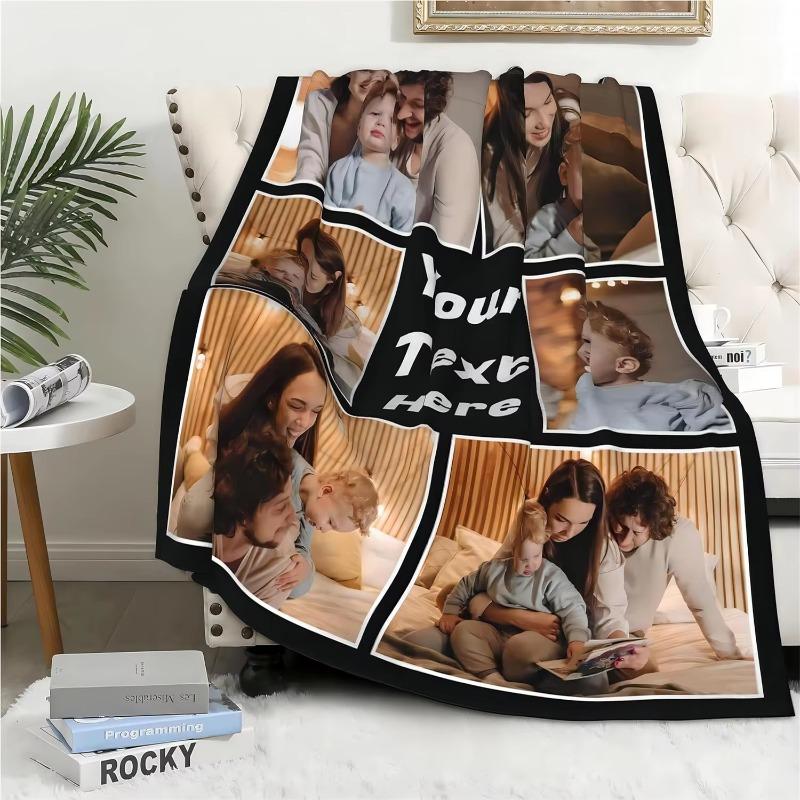 text, Customized image blankets customized with blankets photo with photos, personalized blanket images using my own photos.
