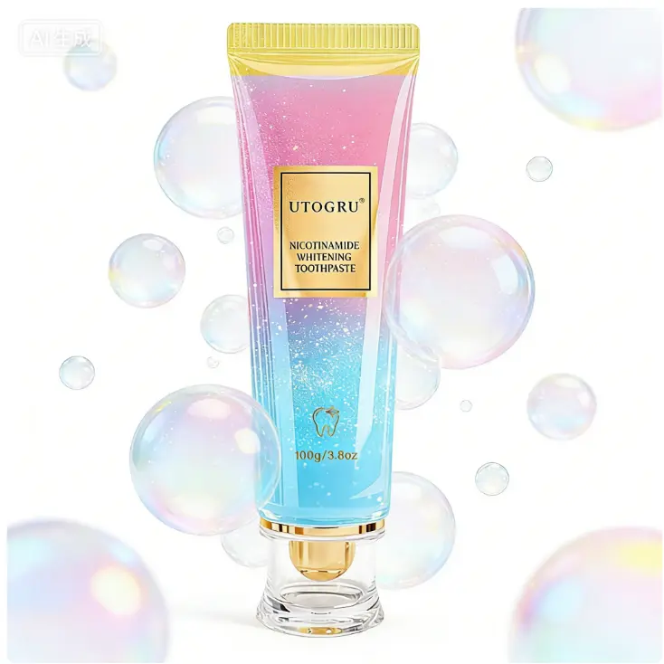 Nicotinamide Whitening Toothpaste, Protects Enamel, Refreshes Breath & Stain Removal, Fluoride-Free Formula is Suitable for Sensitive Teeth (3.8oz/100g, 1P)