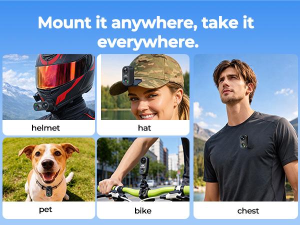Mini POV Camera - Multi-Scene Outdoor Use