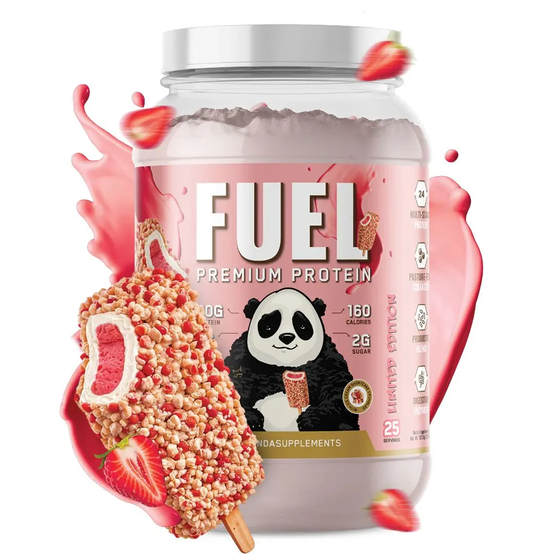 Strawberry Ice Cream Crumble (With Inclusions) 