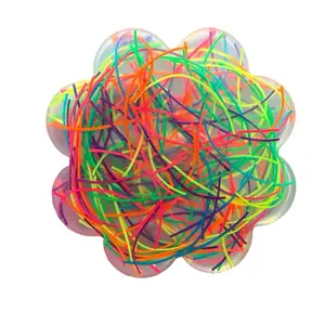 Pickable Pull Pad All Shapes Fidget Toy with Nylon Strings in Non-Toxic Silicone for Stress Relief and Sensory Distraction