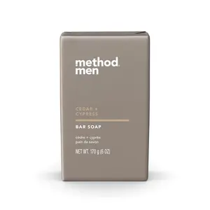 Method Men Cedar & Cypress Bar Soap, 6 Oz Body Care Lather