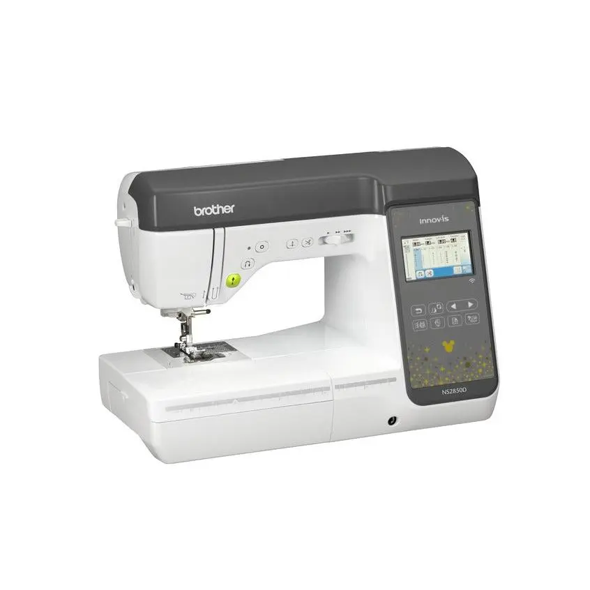 Brother Innov-ís NS2850D Combination Sewing & Embroidery Machine for Adults - Disney Designs, USB Compatibility, Artspira Integration, 3.7" Color Touchscreen Display, Advanced Color Sort, 20.5 lbs, 110V Power, 17.6" W x 9.8" D x 11.8" H, Home Studio Use,,