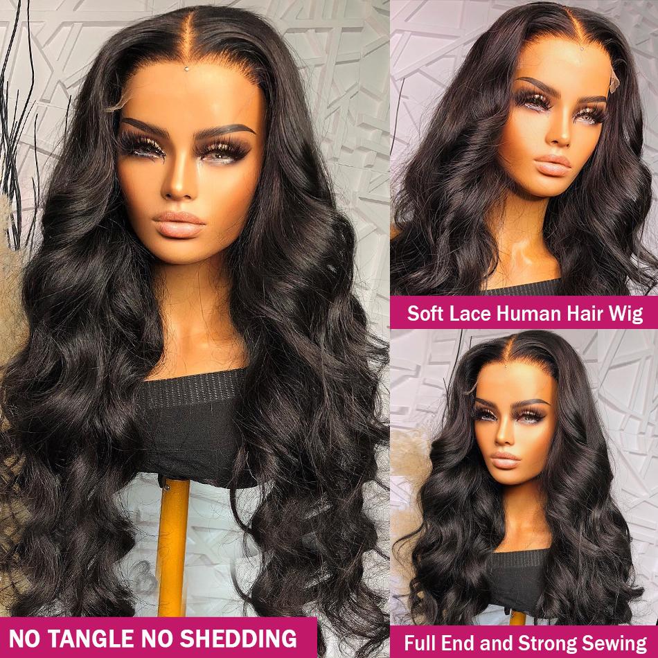 Bling Hair 180 Density Body Wave 13x6 Hd Lace Frontal Wig Human Hair 360 Brazilian Pre Plucked Lace Wigs For Women 13x4 Hd Lace Front Wigs