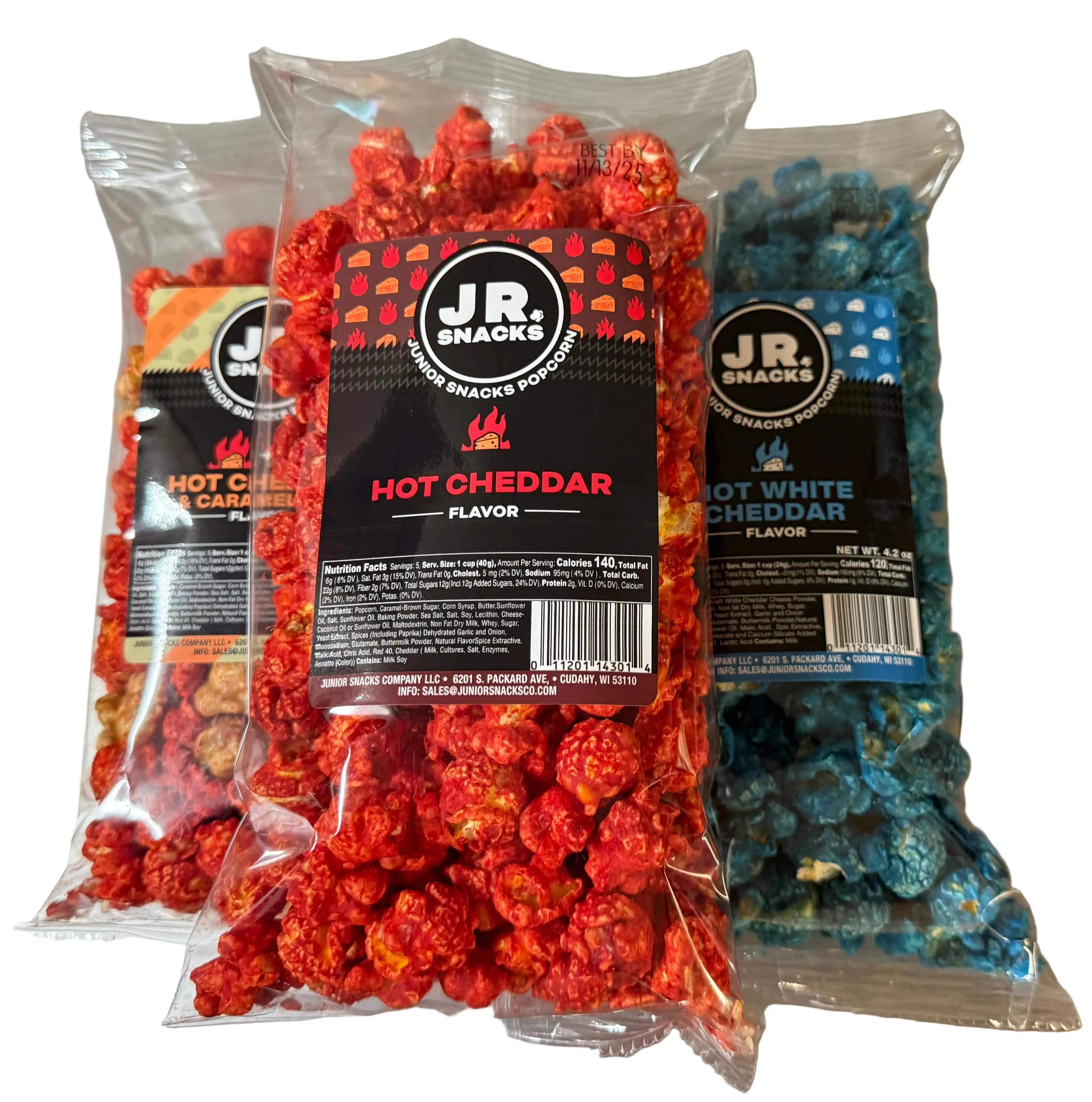 Junior Snacks Co. Hot Flavor Sample 3 Pack