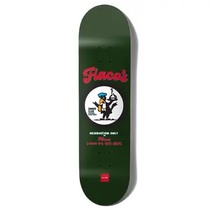 Chocolate Skateboard Deck Perez Flacos 7.75" x 31.125"
