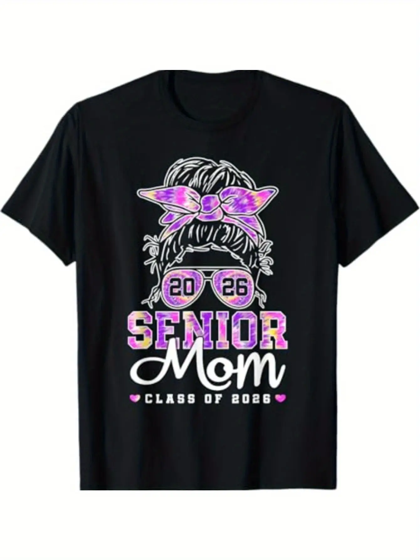 Senior Mom 2026 Mother Of Senior T-Shirt for Men, Soft Fabric, Breathable, Comfortable Short Sleeve Tees, Perfect for Gift, S-XXXL