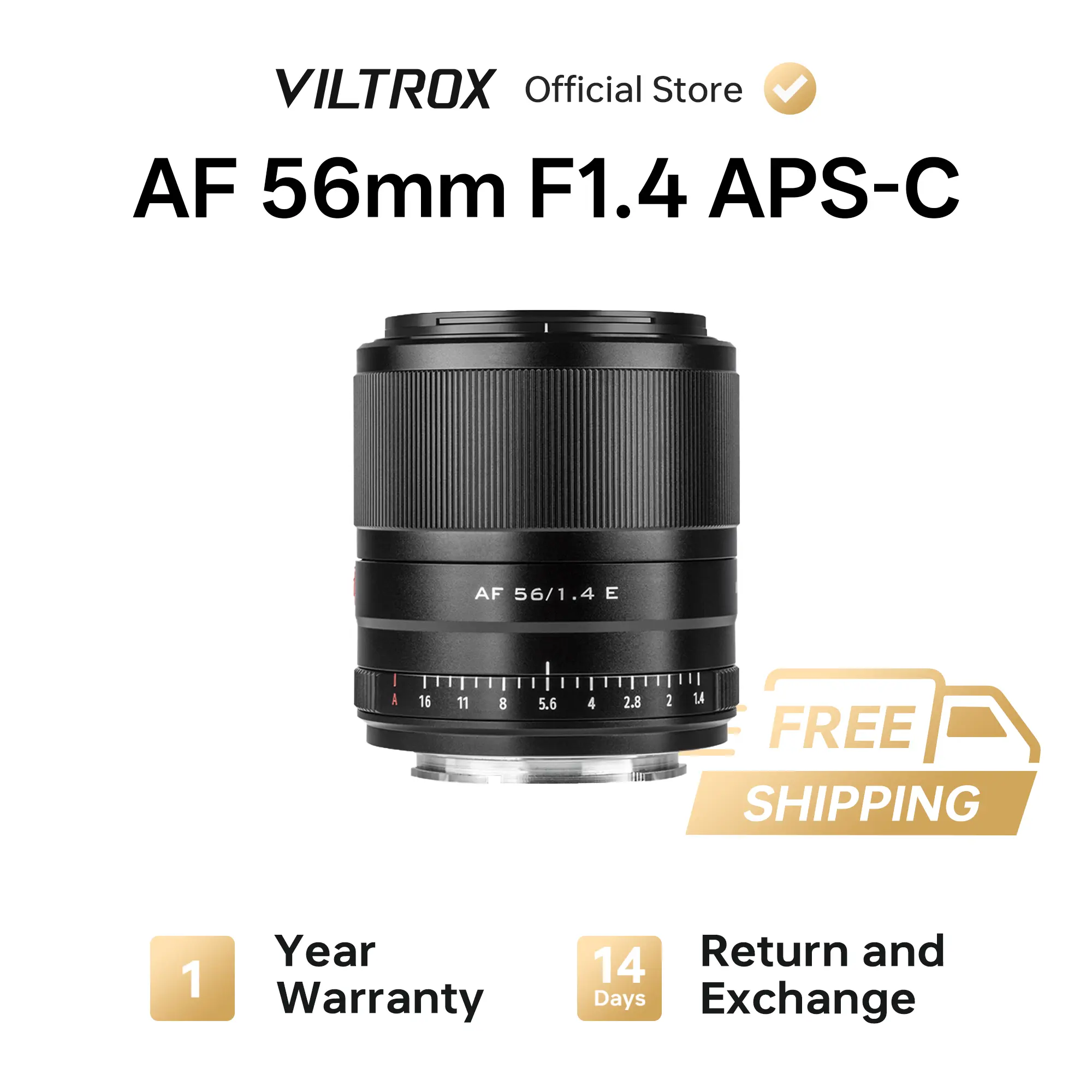 Viltrox AF 56mm F1.4 APS-C Lens For Sony E-Mount/ Fujifilm X-mount/ Nikon Z-mount/ Canon M-mount