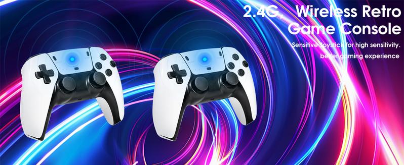 40000+ Classic Games 2026 All-New M15 Retro Gaming Stick Pro 128GB 4K Game Console 23 Emulators Dual 2.4G Wireless Controllers Plug and Play Portable for TV Monitor Projector 40000+ Classic Games 2026 All-New M15 Retro Gaming Stick Pro 128GB 4K Game Console 23 Emulators Dual 2.4G Wireless Controllers Plug and Play Portable for TV Monitor Projector