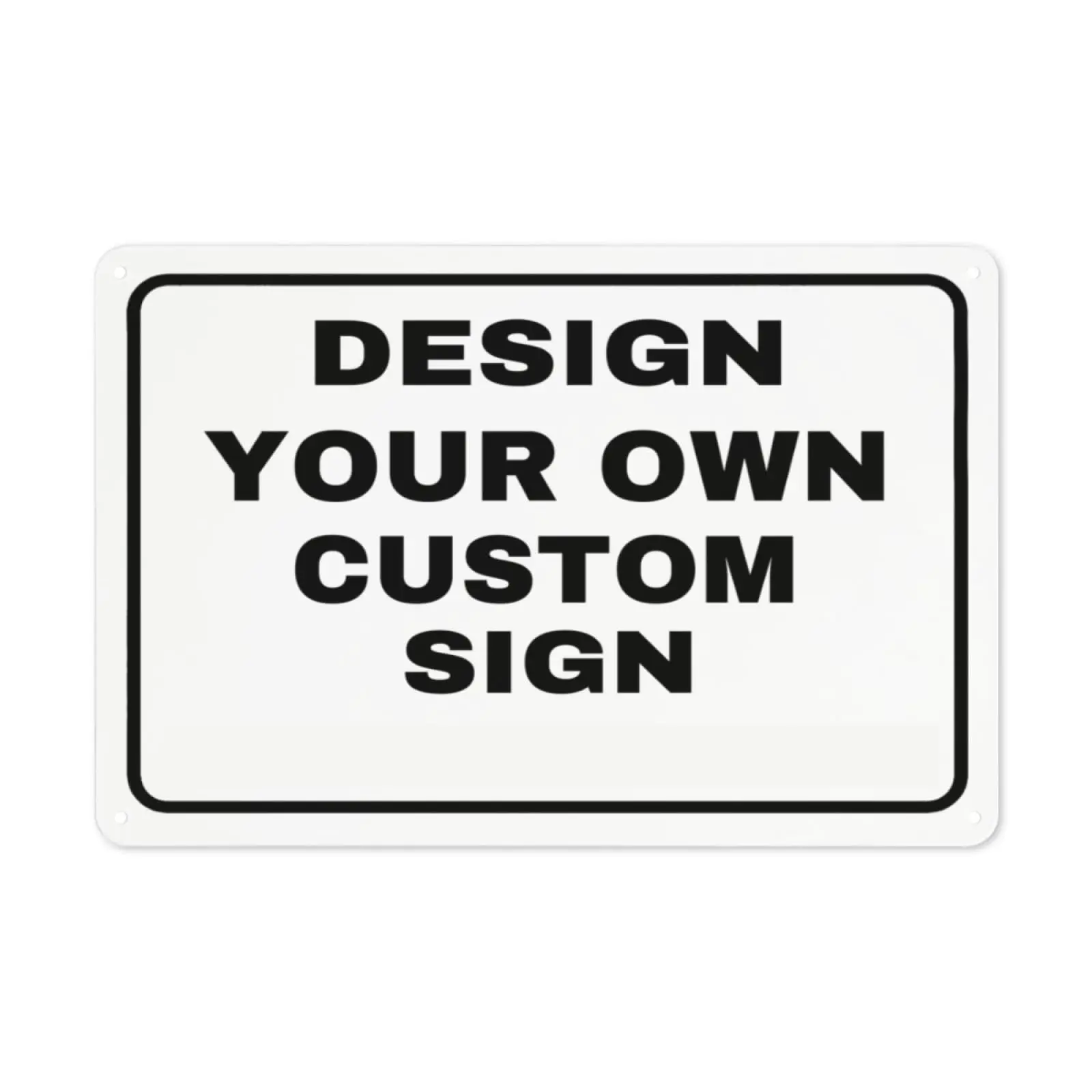 Custom Outdoor Metal 12*8 Personalized Sign with Your Photo, Text, Logo – Decorative Wall Plaque for Home/Business Use