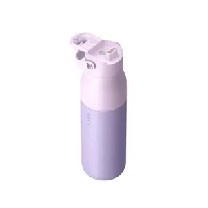 LARQ Bottle Swig Top 23oz Insulated Stainless Steel Water Bottle with Free Filter Straw Luberon Lavender