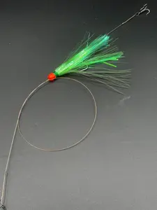 LINE-SIDED TACKLE CO. SIGNATURE LIVE BAIT WIRE RIGS (COLOR: MAHI MANIA SKIRTED)
