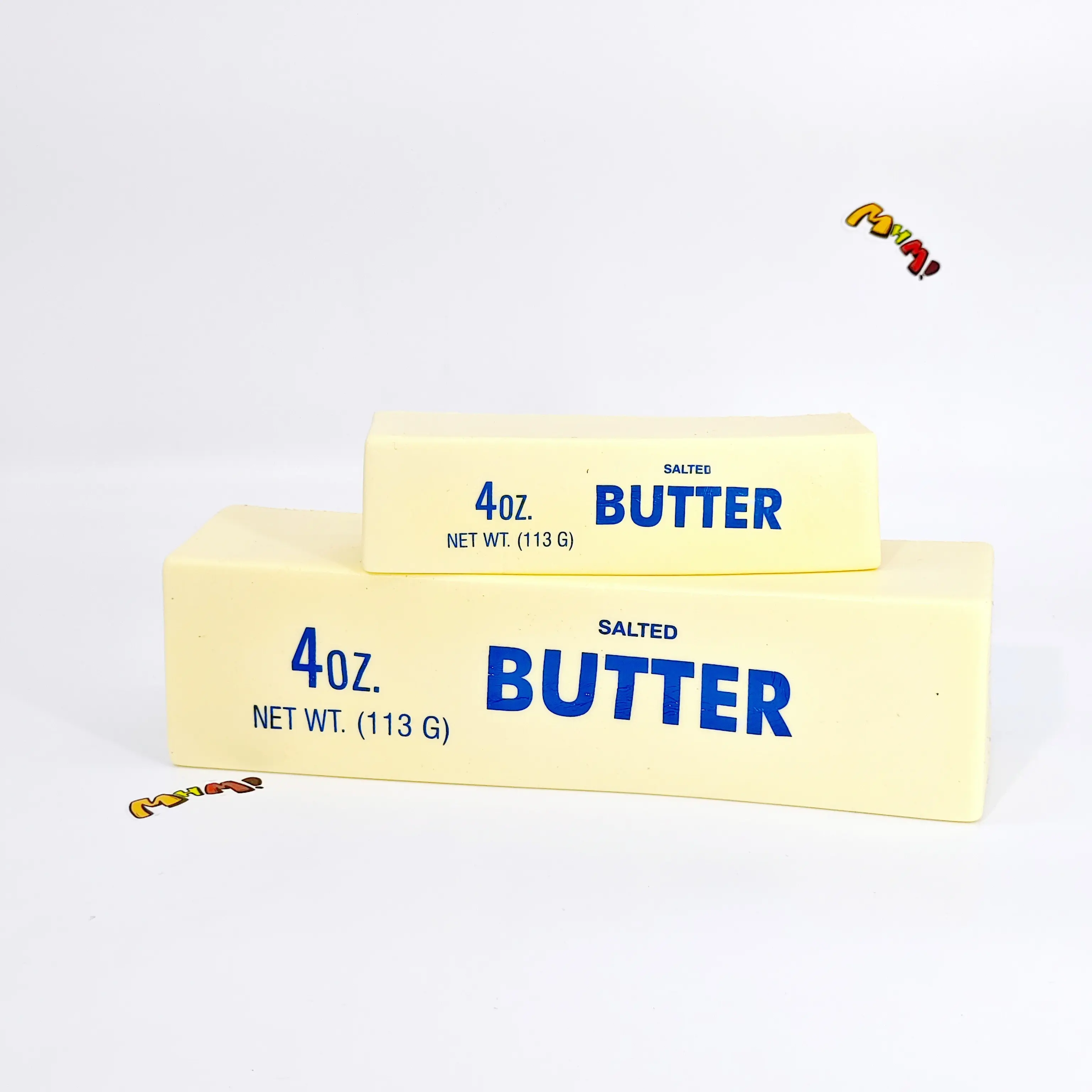 MHM Butter Bar Slow Rising Squishy Toy - Changya Co. Thick Soft Foam Sensory Fidget Tool, Cute Food-Themed Gift for Home Decorations, Stress Relief Squishies