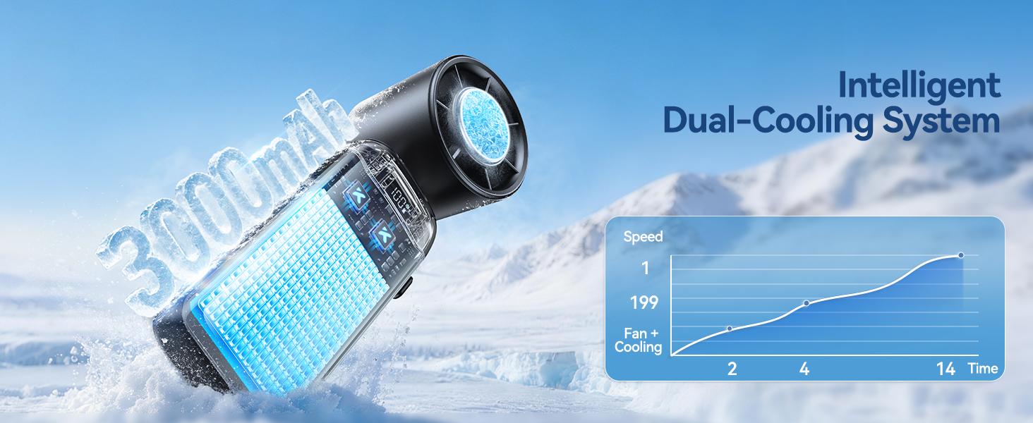 KIMMOO 4-in-1 portable refrigeration handheld turbo fan with 200 speed settings, 21,000 revolutions per minute, 12hour cooling, digital display, 120° rotation, USB charging, mini handheld personal fan.Suitable for travel, indoor use, and office desk usage KIMMOO 4-in-1 portable refrigeration handheld turbo fan with 200 speed settings, 21,000 revolutions per minute, 12hour cooling, digital display, 120° rotation, USB charging, mini handheld personal fan.Suitable for travel, indoor use, and office desk usage