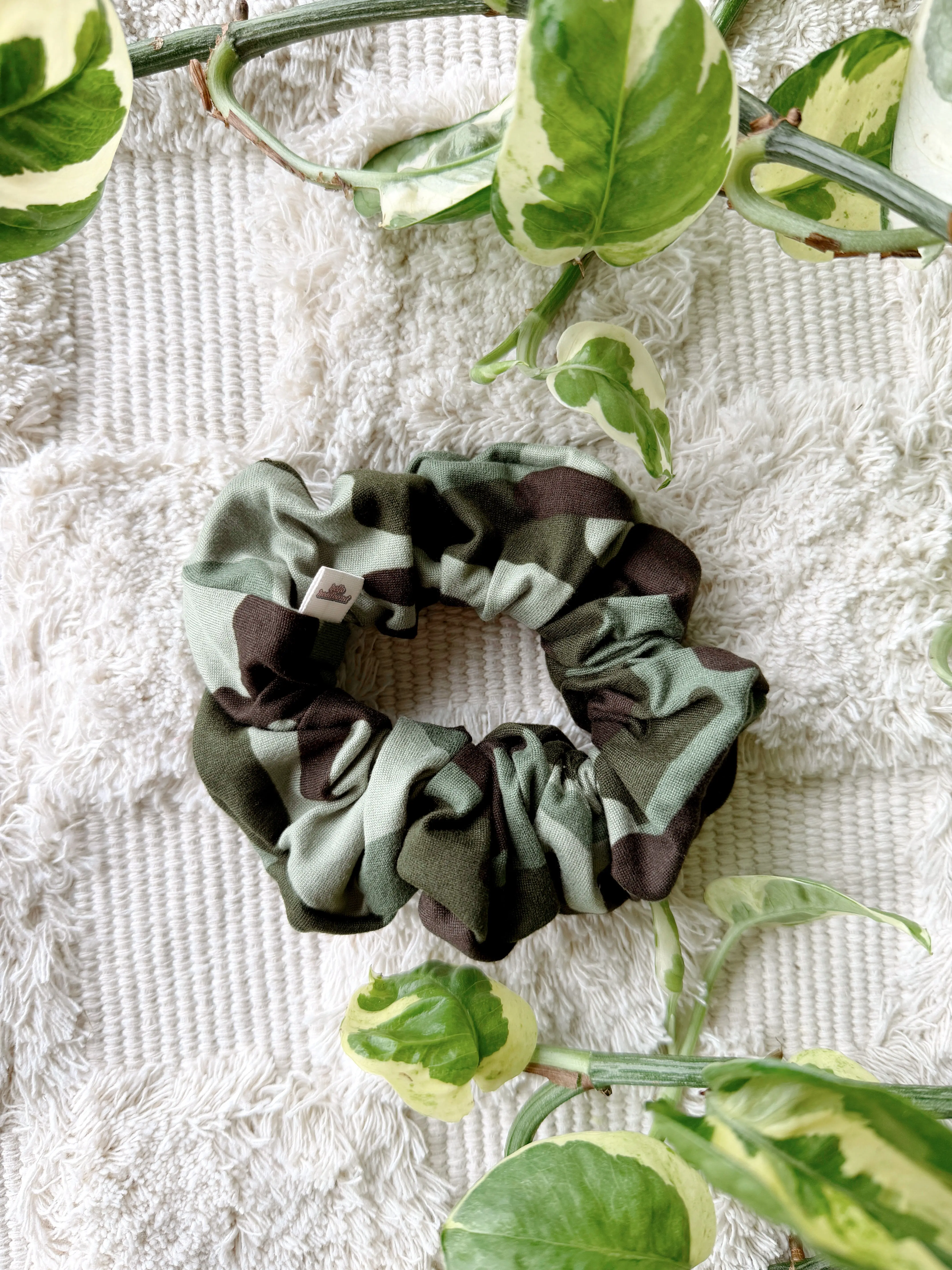 Oversized Scrunchie - Camo