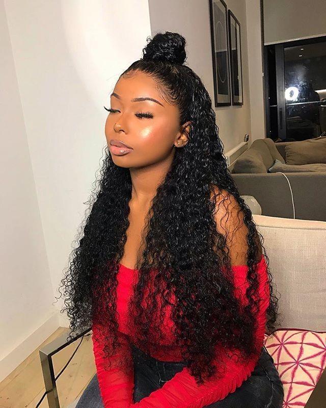 【13x6 Glueless Wig】Bling Hair Pre-Cut Lace Glueless Human Hair Wigs Pre Plucked 180 Density Brazilian Body Wave Deep Wave Wig With Invisi Drawstring for Black Women Glueless Curly Lace Frontal Wig Natural Color