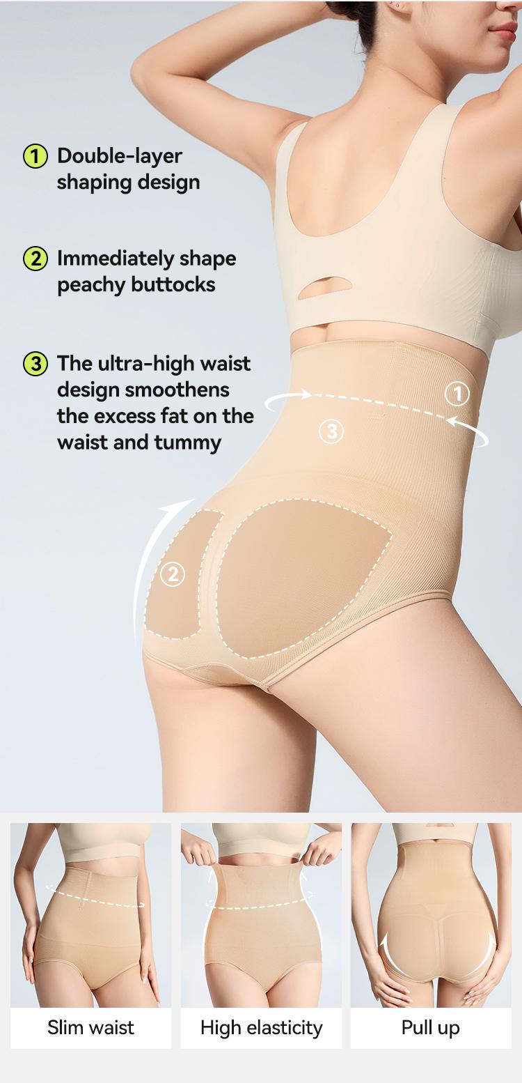Kakapeople Women's Tummy Control Butt-Lifting Shapewear, Sexy and Comfortable High-Waist Body Sculpting Garment Womenswear Compression