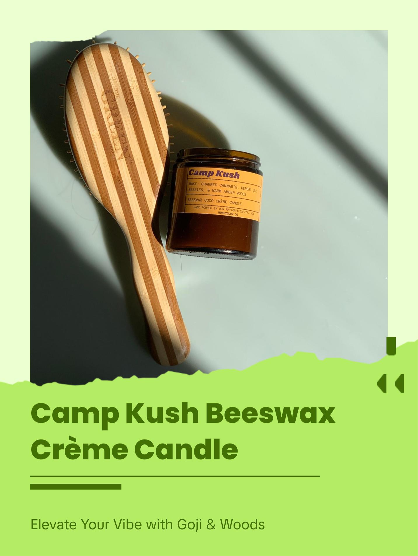 Camp Kush | Grounding & Herbal Beeswax Coco Crème Candle
