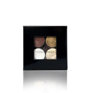 Klarity Cosmetics 4 Pan Empty Magnetic Palette - Travel Friendly 26mm Shadow Holder