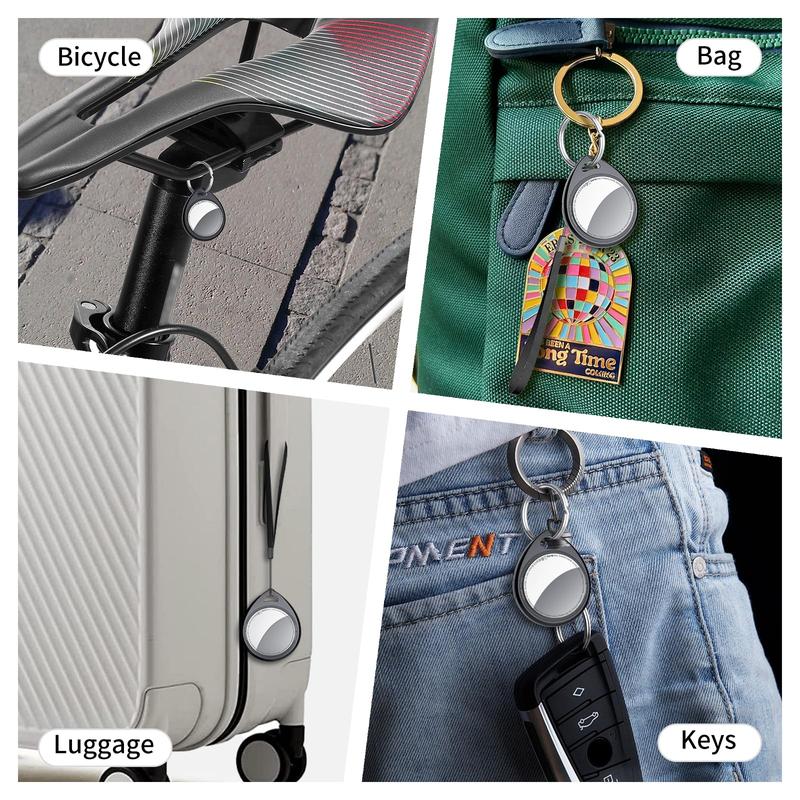 [Valentine's Day] Tukio Tx01 GPS Tracker(iOS Only) for Cars & Pets -Mini Clear Design, Weatherproof Case, Anti-Lost Device, Works with Apple Find My (iOS Only), No Monthly Fees, IP67 Waterproof, Replaceable Battery Remote