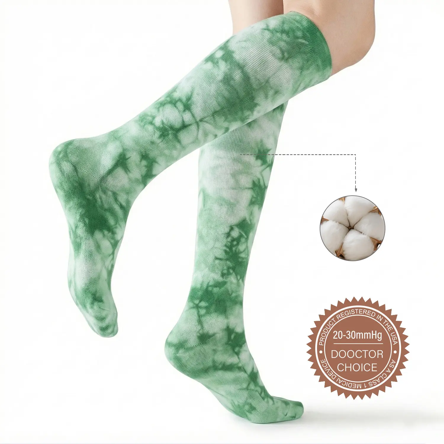 ISUNIE 20-30mmHg Compression Socks for Men & Women, Knee-High Support, Soft & Breathable, Ideal for Travel, Running, and All-Day Comfort ISUNIE 20-30mmHg Compression Socks for Men & Women, Knee-High Support, Soft & Breathable, Ideal for Travel, Running, and All-Day Comfort