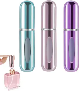 5ml Travel Refillable Perfume Bottles – Mini Portable Spray Atomizer for Perfume, Compact Leak-Proof Design (3 Pack)