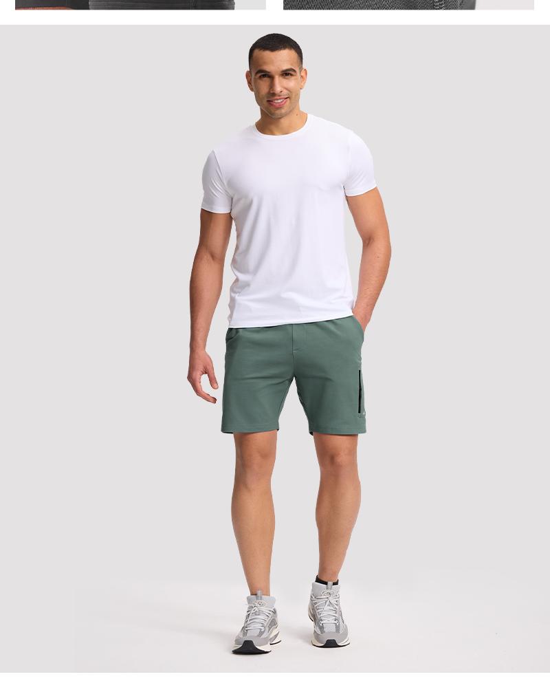 Pioneer Camp Sweat Shorts for Men 7 Inseam Cotton Athletic Casual Shorts with 4 Pockets for Gym Workout Lounge Summer Shorts