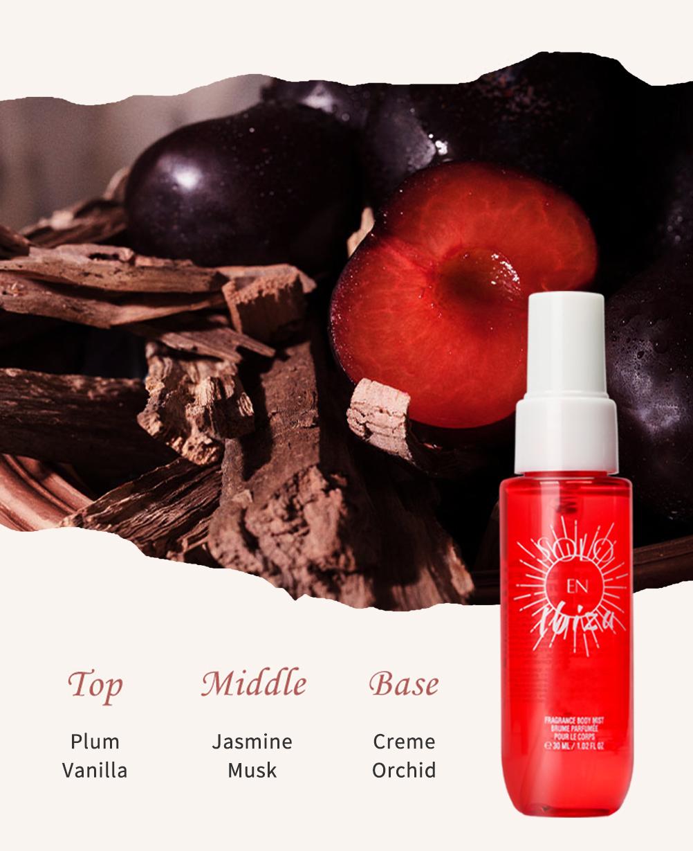 Solo En lbiza 3-Piece Set Body&Hair Fragrance Mist Perfume&Bubble Bath&Body Butter Travel Box For Men And Women, 4 Different Flavor Gift Box, Dating, Long-lasting Scent, Ideal For Dating, Daily Life, Parties, Gift Giving