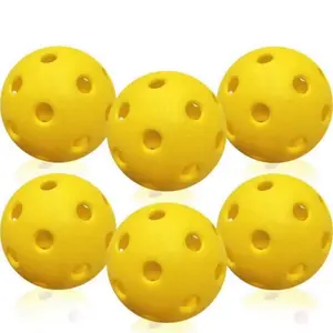 1) 4pcs of Pickleballs 2) 16Pcs Golf Sticky Balls Sturdy Party Games for Teens Sport Balls