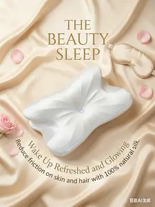 Double-Sided Cervical Pillow, Odorless Contour Memory Foam with Cooling Cover, Ergonomic Orthopedic Support for Side, Back & Stomach Sleepers