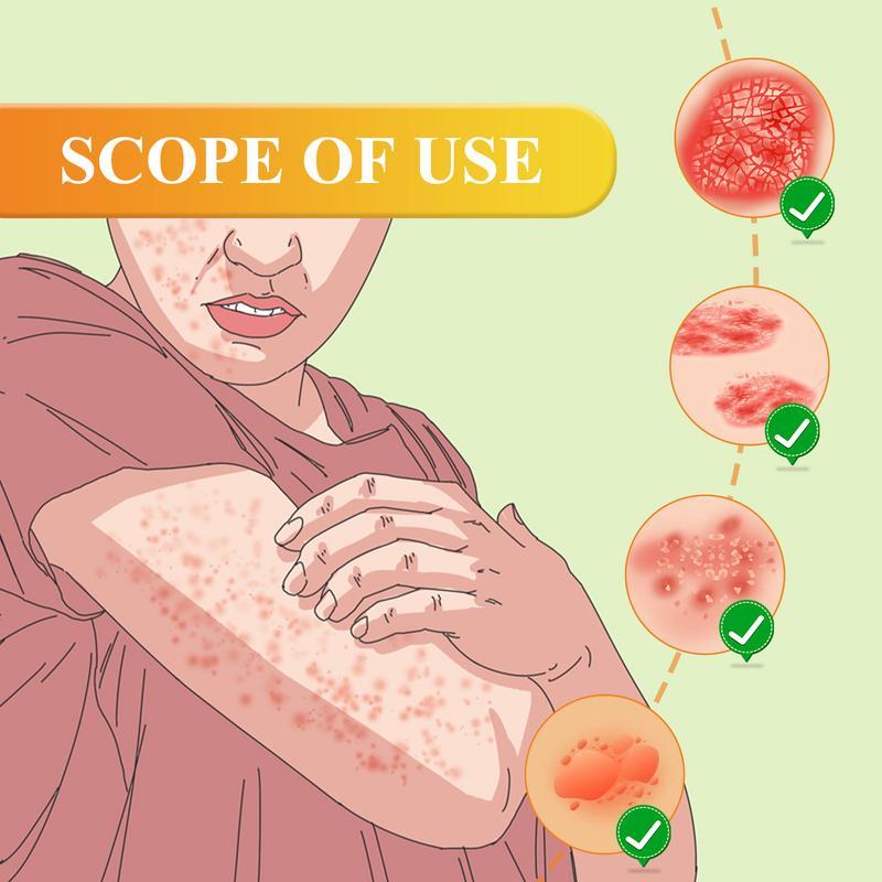 Extra Strength Psoriasis & Antifungal Cream 100% Natural Plant Extracts Fast Acting Relief for Itchy Red Dry Skin Fights Psoriasis Tinea Athlete's Foot Ringworm Deep Skin Repair Non-Recurring Safe for All Skin Types 20g Tube