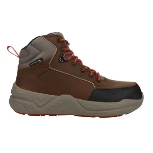 Wolverine Mens Proshift Mid Lx 6 Inch Slip Resistant Composite Toe  Work/Duty - Brown