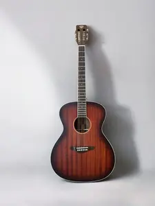 Solid Sapele Mahogany Acoustic-Electric Guitar - M01-OM Memphis Sunrise
