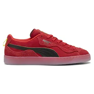 PUMA Mens Scuderia Ferrari Suede Trippy Lace Up Sneakers Shoes Casual - Red