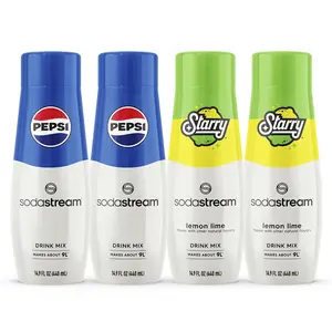 SodaStream Pepsi and Starry Flavoring 440ml 4 Pack SodaStream Pepsi and Starry Flavoring 440ml 4 Pack