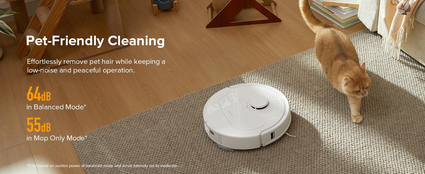 Roborock Qrevo Series Robot Vacuum and Mop (QV 35A), 8000Pa Suction, Anti-Tangle Brushes, Smart Obstacle Avoidance, Auto Mop Washing, All-in-One Dock, 200RPM Spinning Mops #GiftedInLove