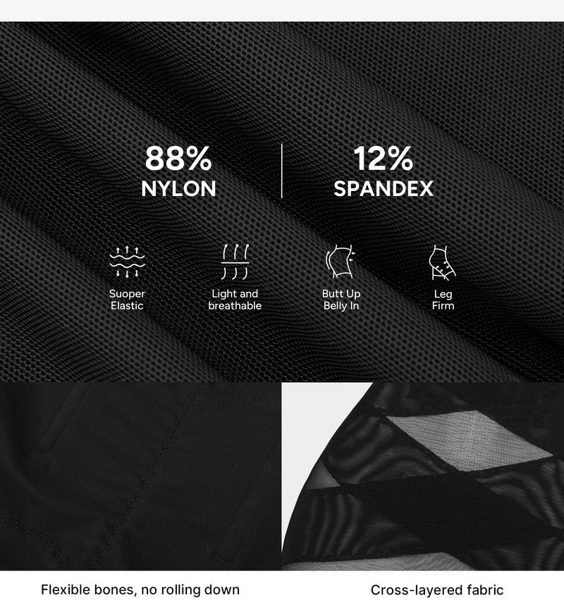 Nebility Women's Breathable Shapewear Pants - Seamless Tummy Control Compression, Basic Minimalist Comfort Fit Womenswear Bridal