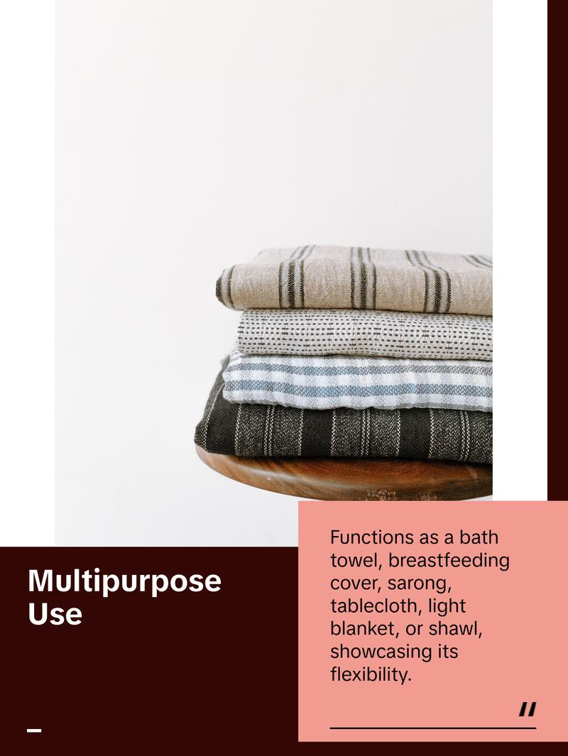 Ayse Handwoven Towel Collection