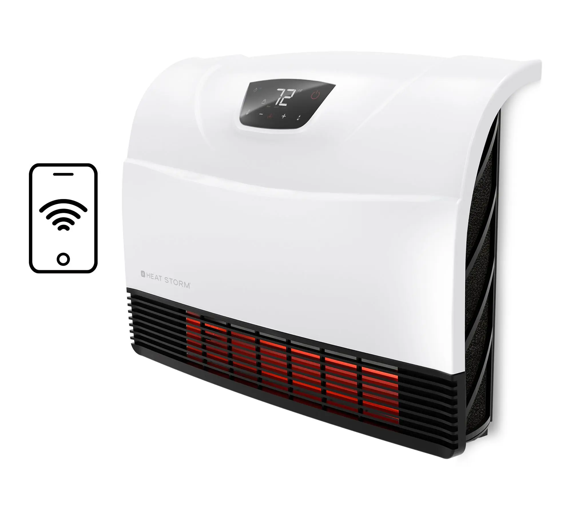 Heat Storm 1500 Watt Phoenix Infrared WIFI Heater Gray