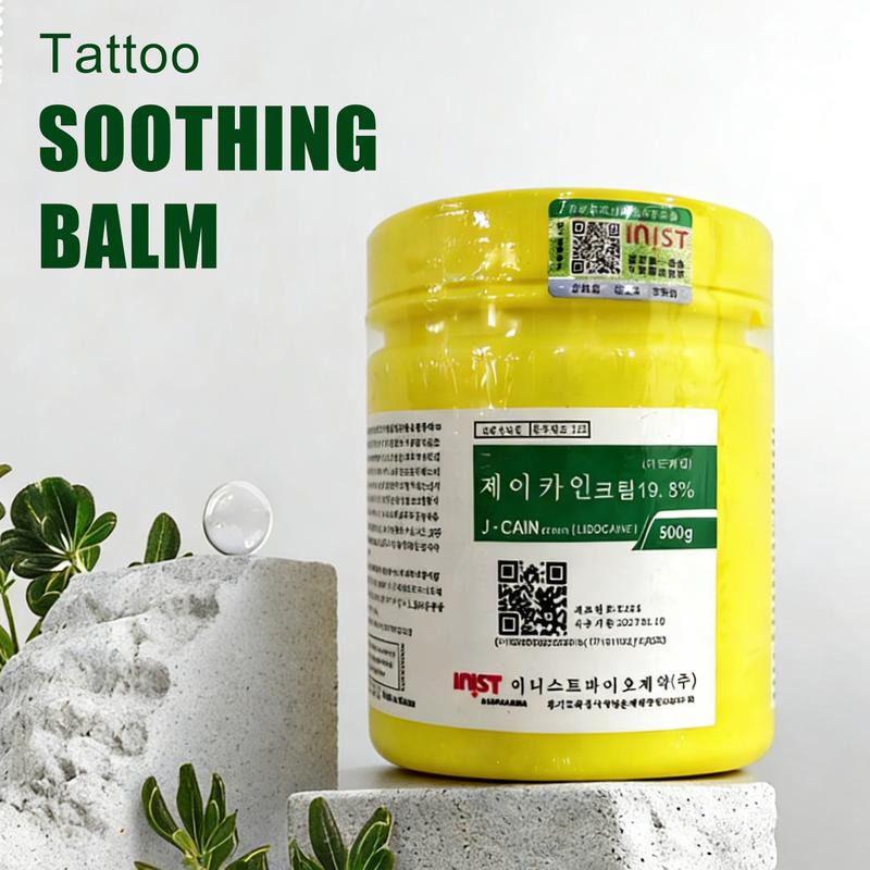 Korea imported tattoo soothing cream, with a large capacity of 500g, which is mainly used for tattoo, eyebrow tattoo and hair removal. It is the best choice for tattoo professionals and beauty hospitals.