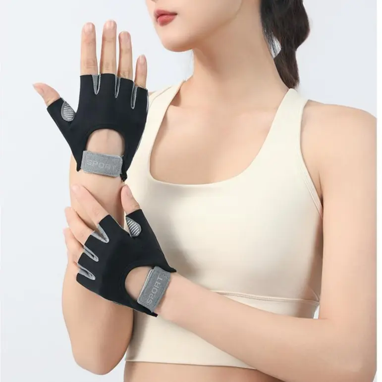 Unisex Adults' Ambidextrous Ergonomic Half-Finger Sports Gloves - Breathable, All-Seasons, Anti-Skid, Shock-Absorb Palm Protection, Multi-Color Cycling Fitness Gear, Workout Equipment