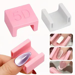 5D Cat's Eye Nail Magnetic Tool - Anti-slip Finger Cot with Strong Magnet, Available in Multiple Colors (Pink, Transparent, Gold, Green, Purple, Red, Brown), Supplies for Nail Technicians #mothersday